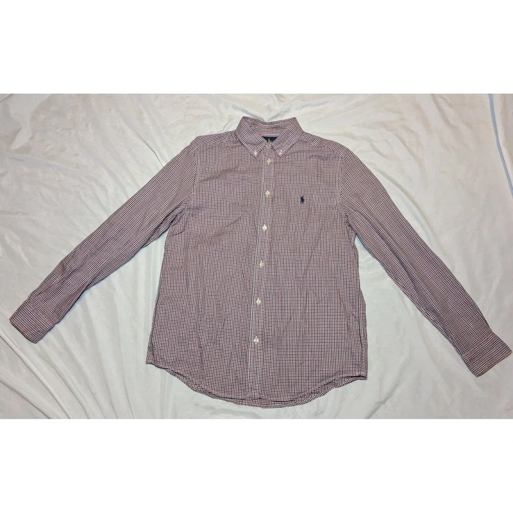 Ralph Lauren Teens Long Sleeve Plaid Button Down Shirt Size XL (18-20)
